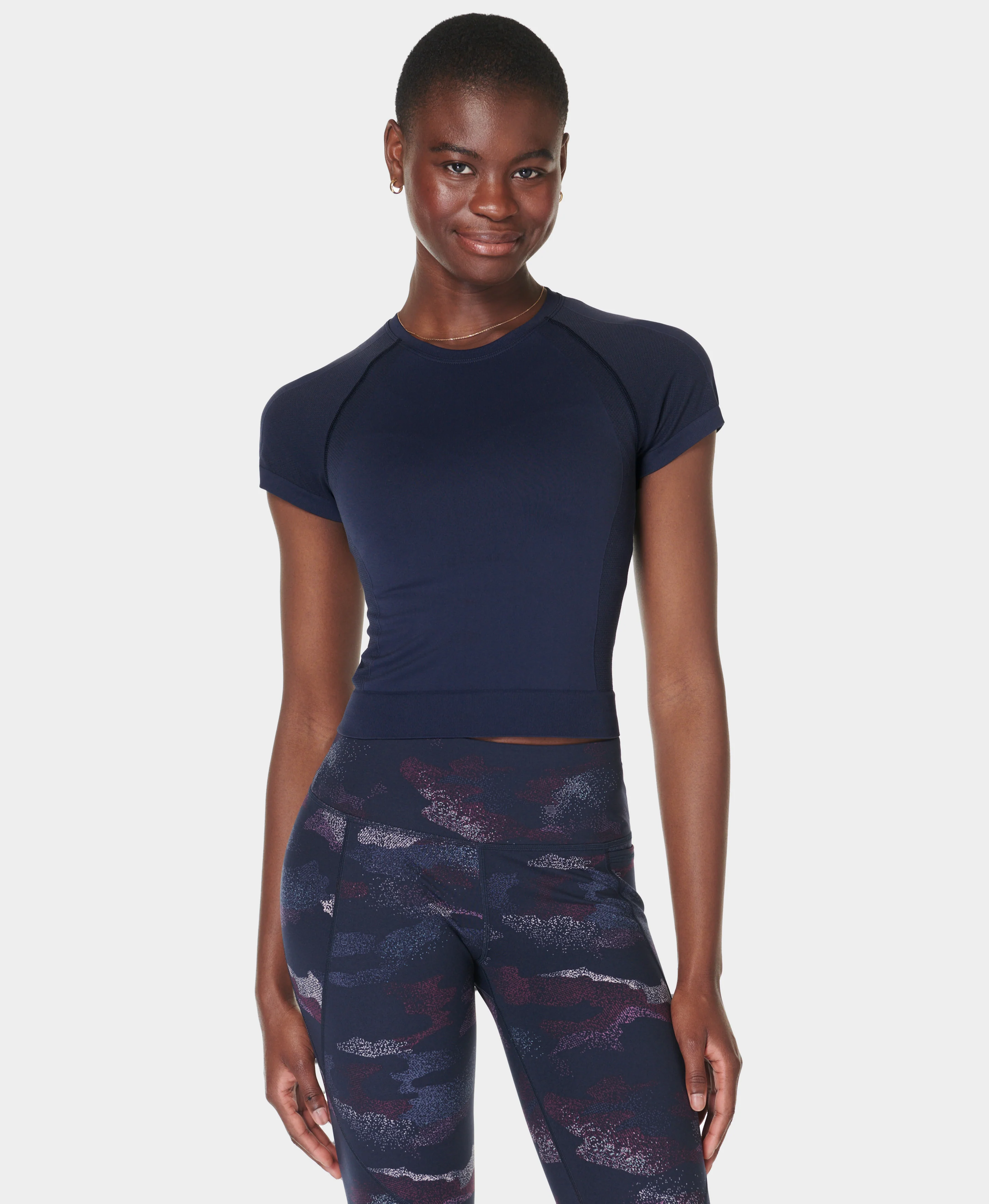 Athlete Crop Seamless Workout T-Shirt - Image 4