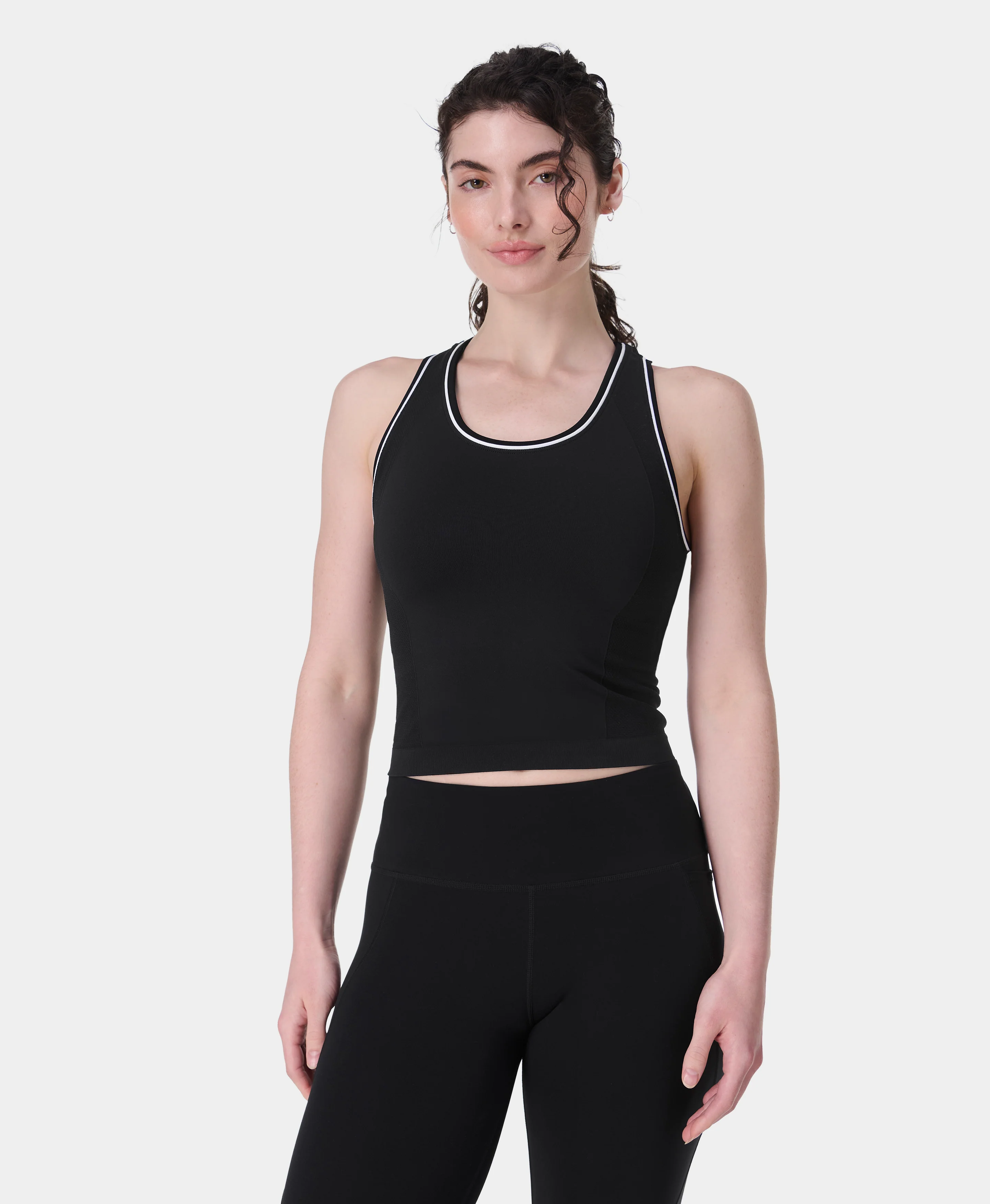 Athlete Crop Seamless Workout Tank Top - Image 4