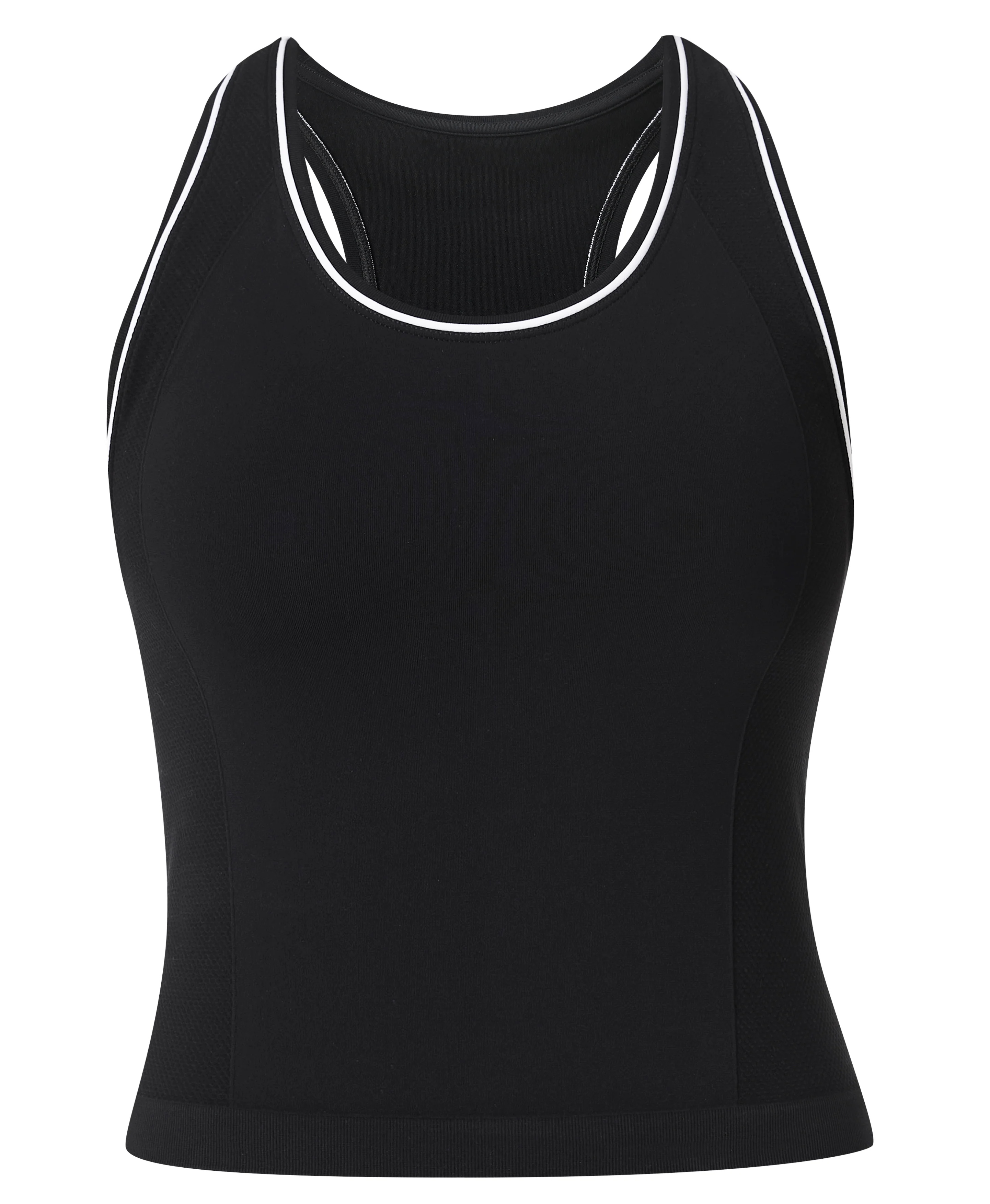Athlete Crop Seamless Workout Tank Top - Image 6