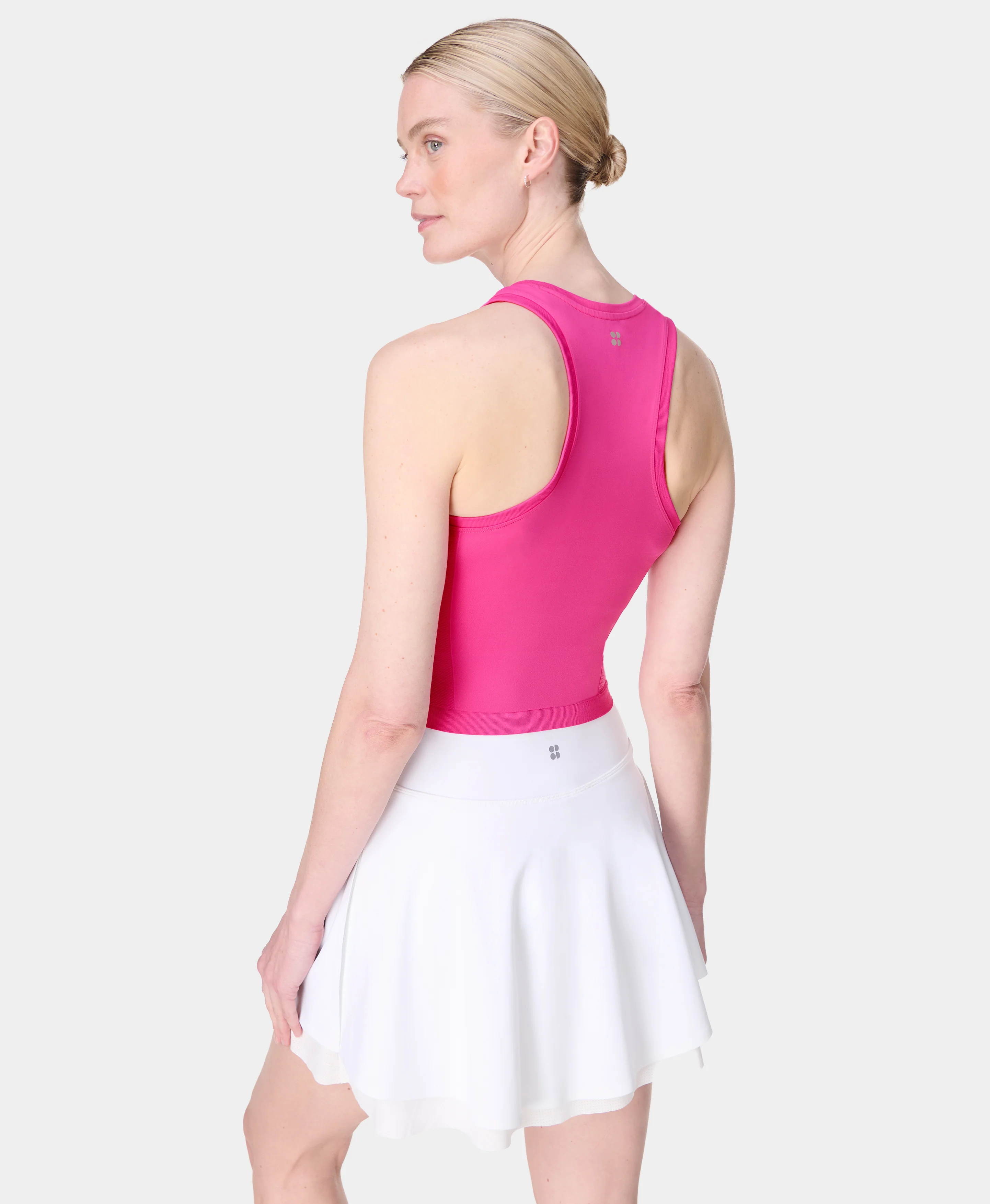 Athlete Crop Seamless Workout Tank Top - Image 3