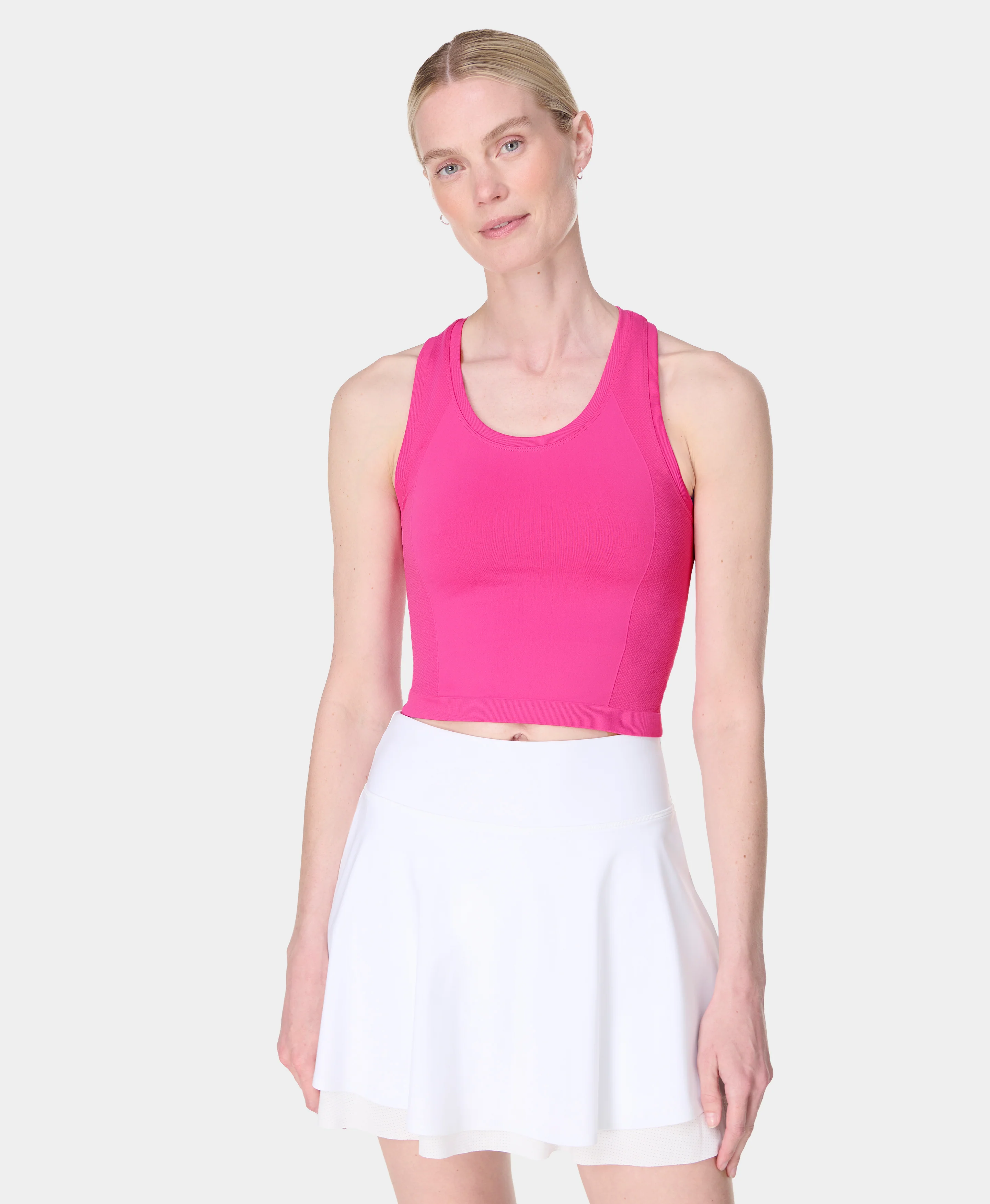 Athlete Crop Seamless Workout Tank Top - Image 4
