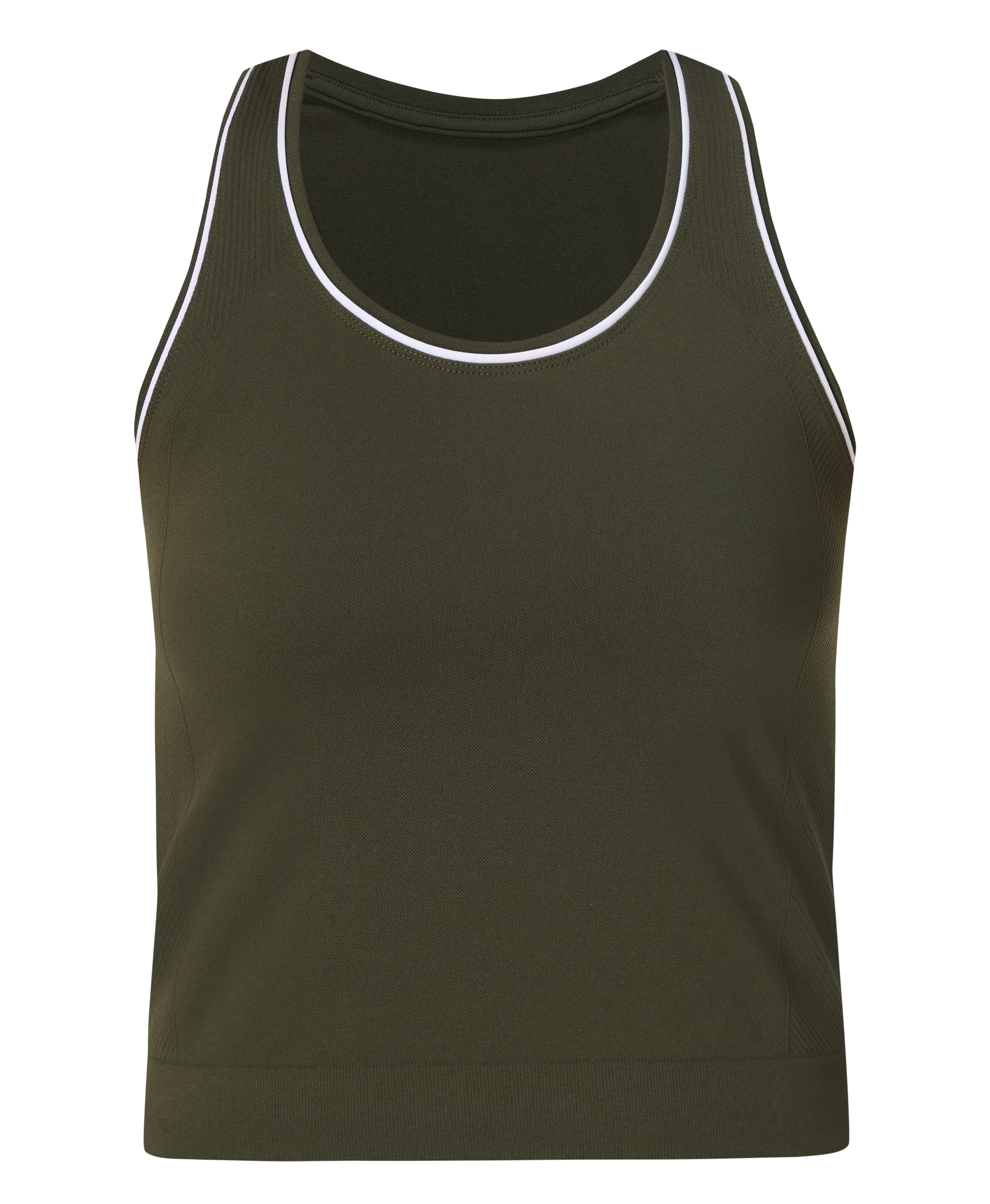 Athlete Crop Seamless Workout Tank Top - Image 7