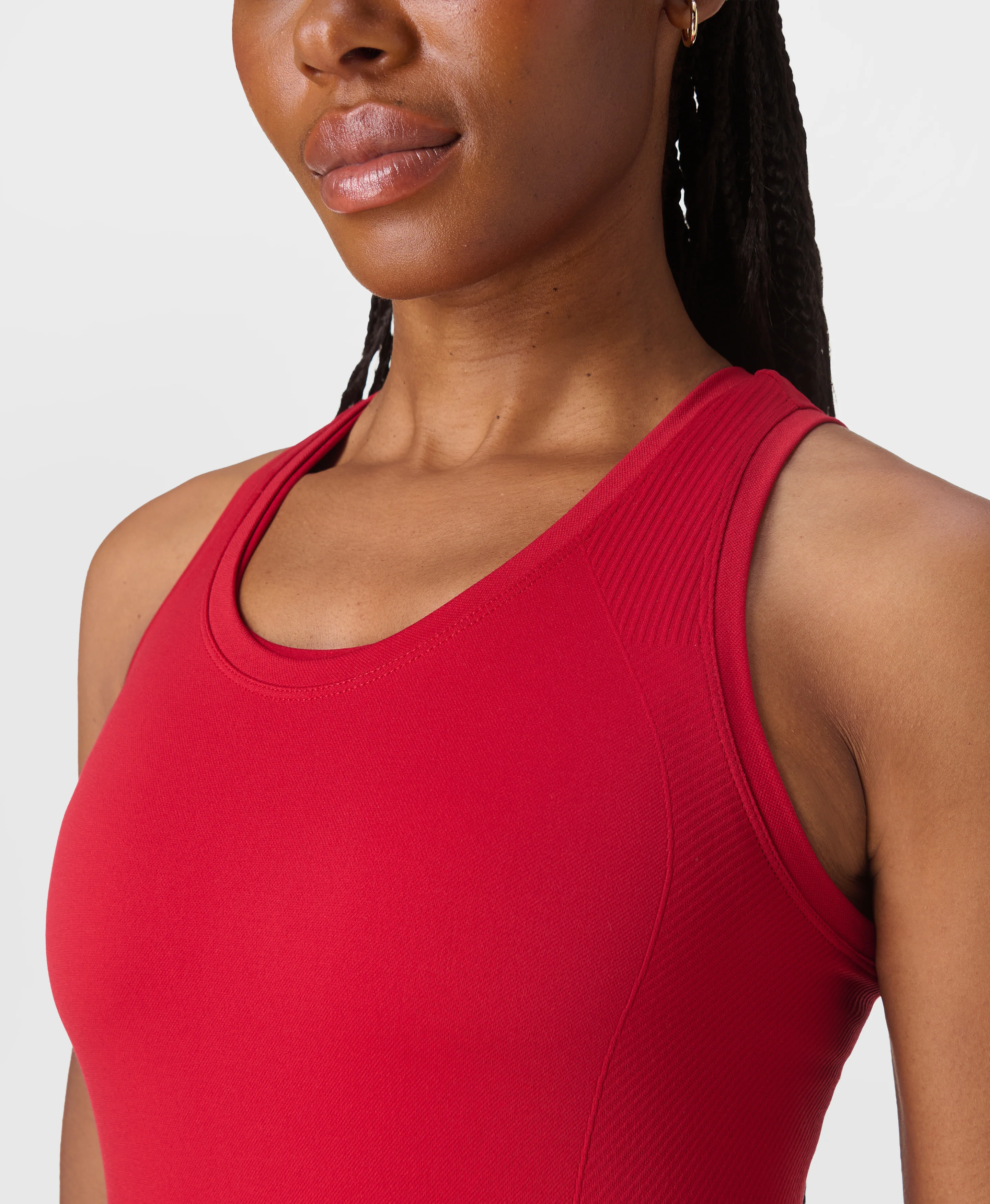 Athlete Crop Seamless Workout Tank Top - Image 5