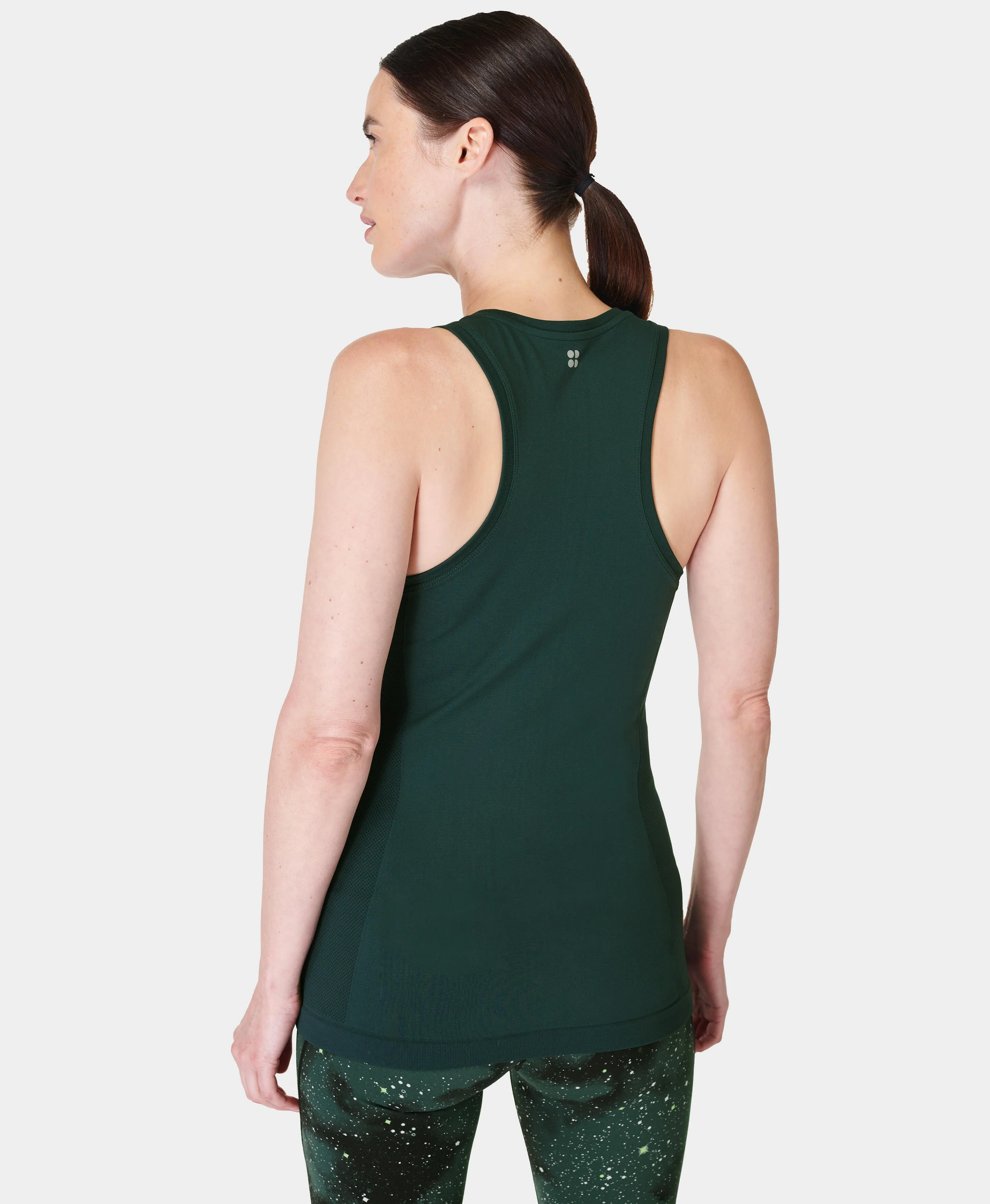 Athlete Crop Seamless Workout Tank Top - Image 3