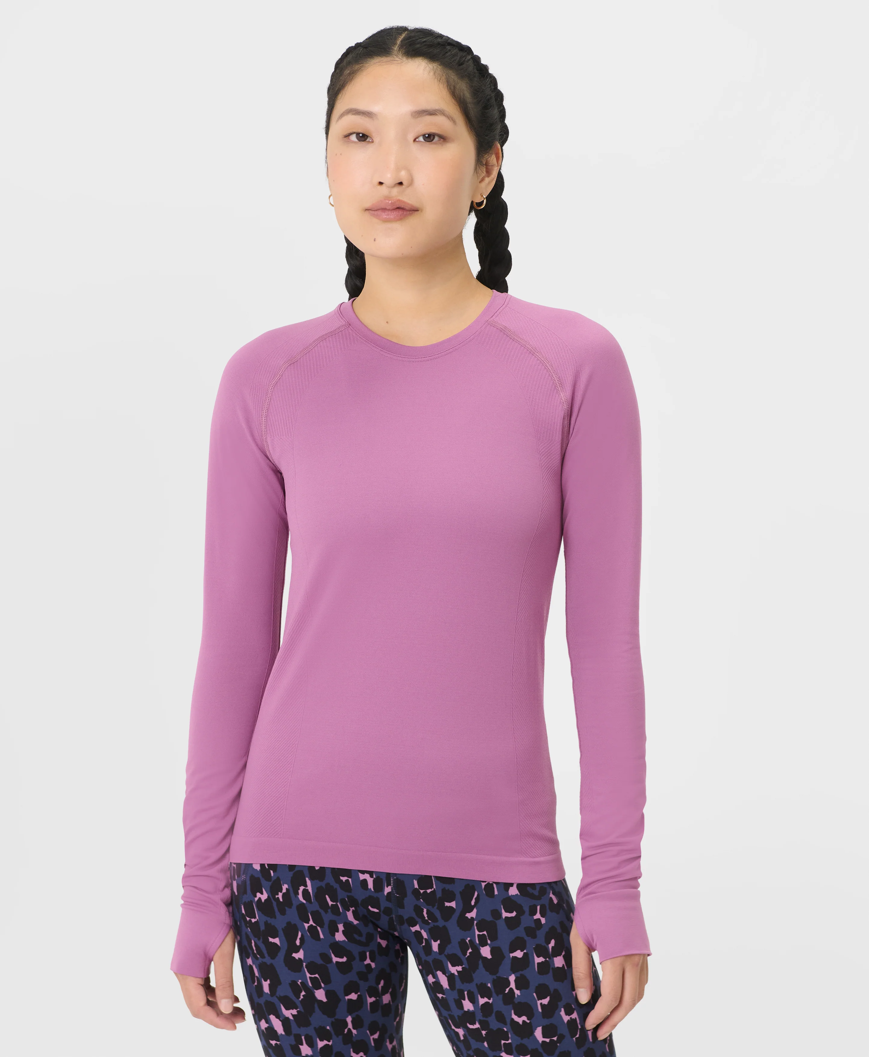 Athlete Seamless Workout Long Sleeve Top - Image 4