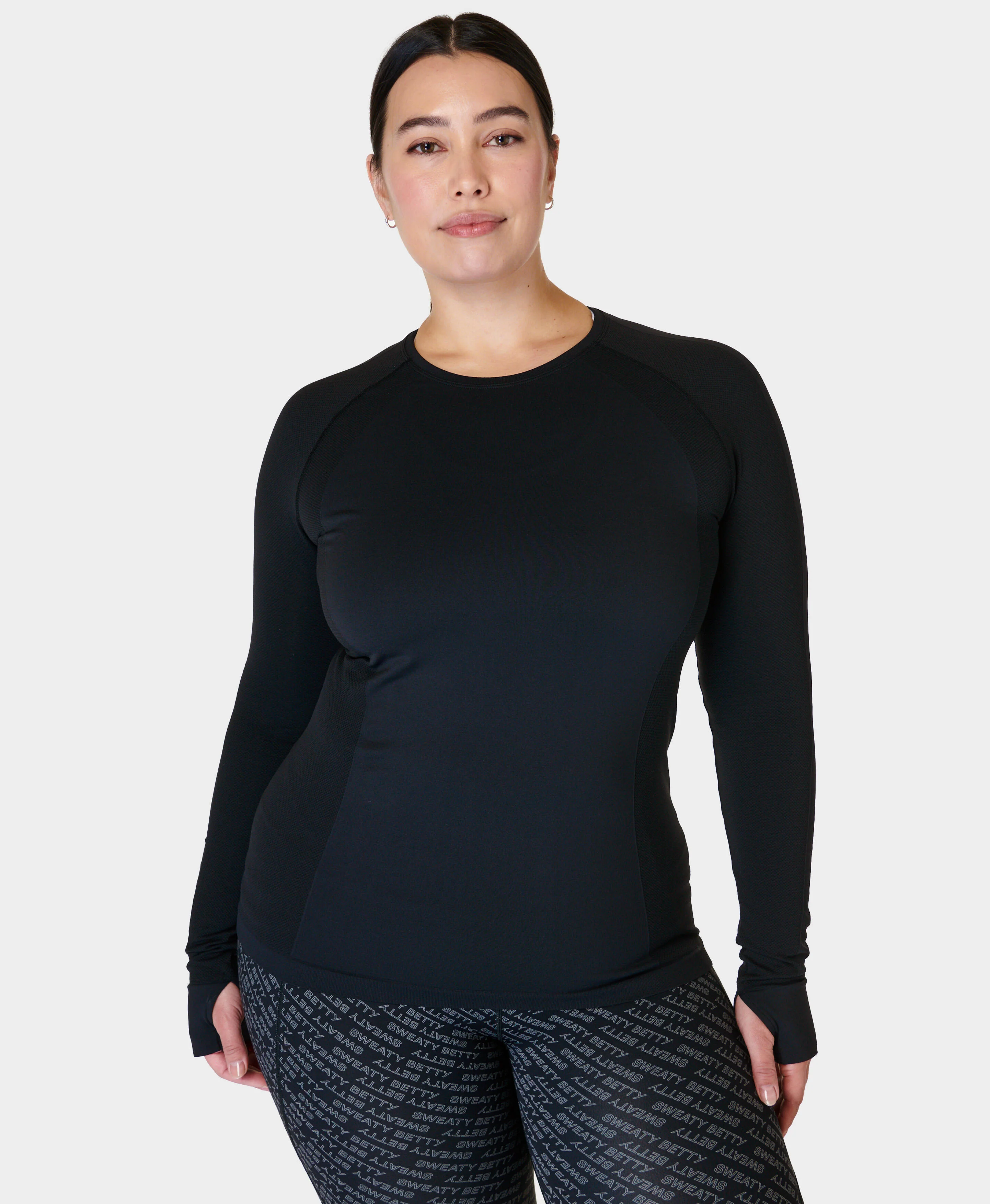 Athlete Seamless Workout Long Sleeve Top - Image 3