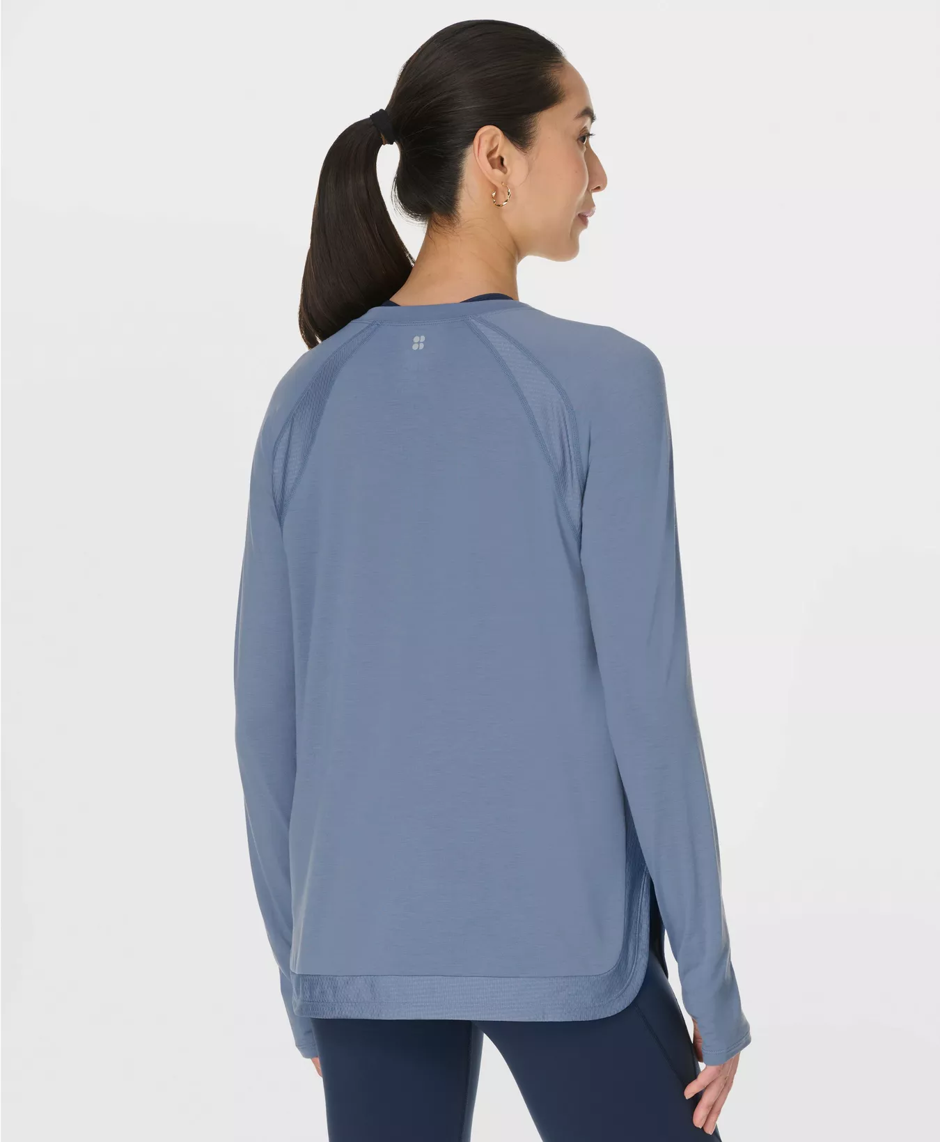Breathe Easy Longline Long Sleeve Top - Image 3