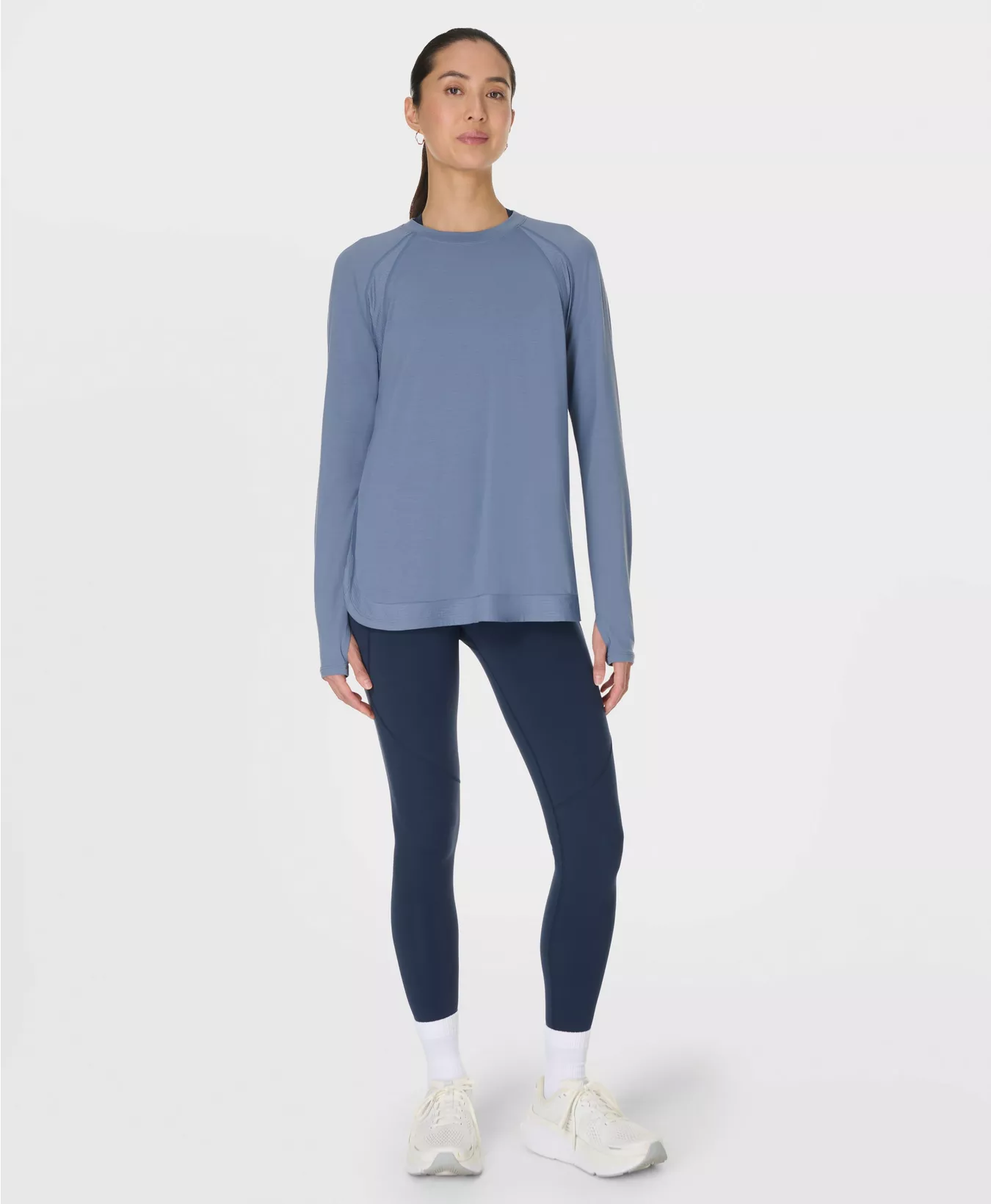 Breathe Easy Longline Long Sleeve Top - Image 4