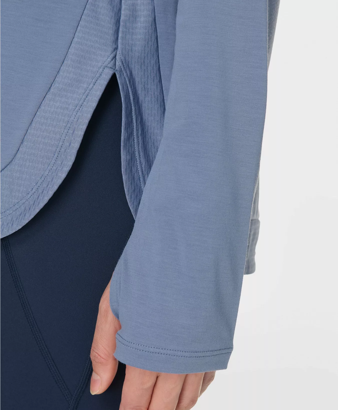 Breathe Easy Longline Long Sleeve Top - Image 6