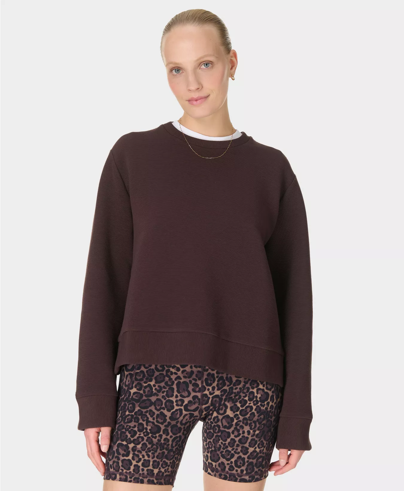 Peaceful Rib Cropped Sweatshirt - Image 2