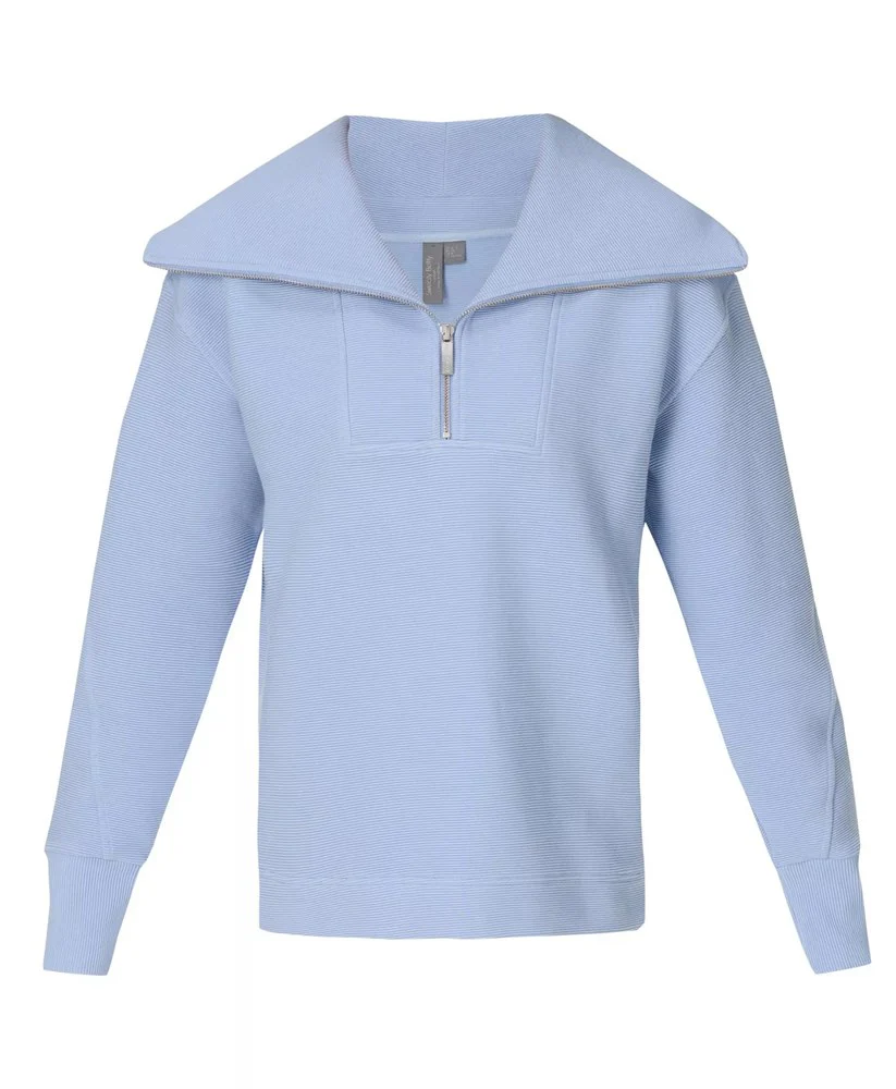 Peaceful Rib Half Zip Sweatshirt - Image 6