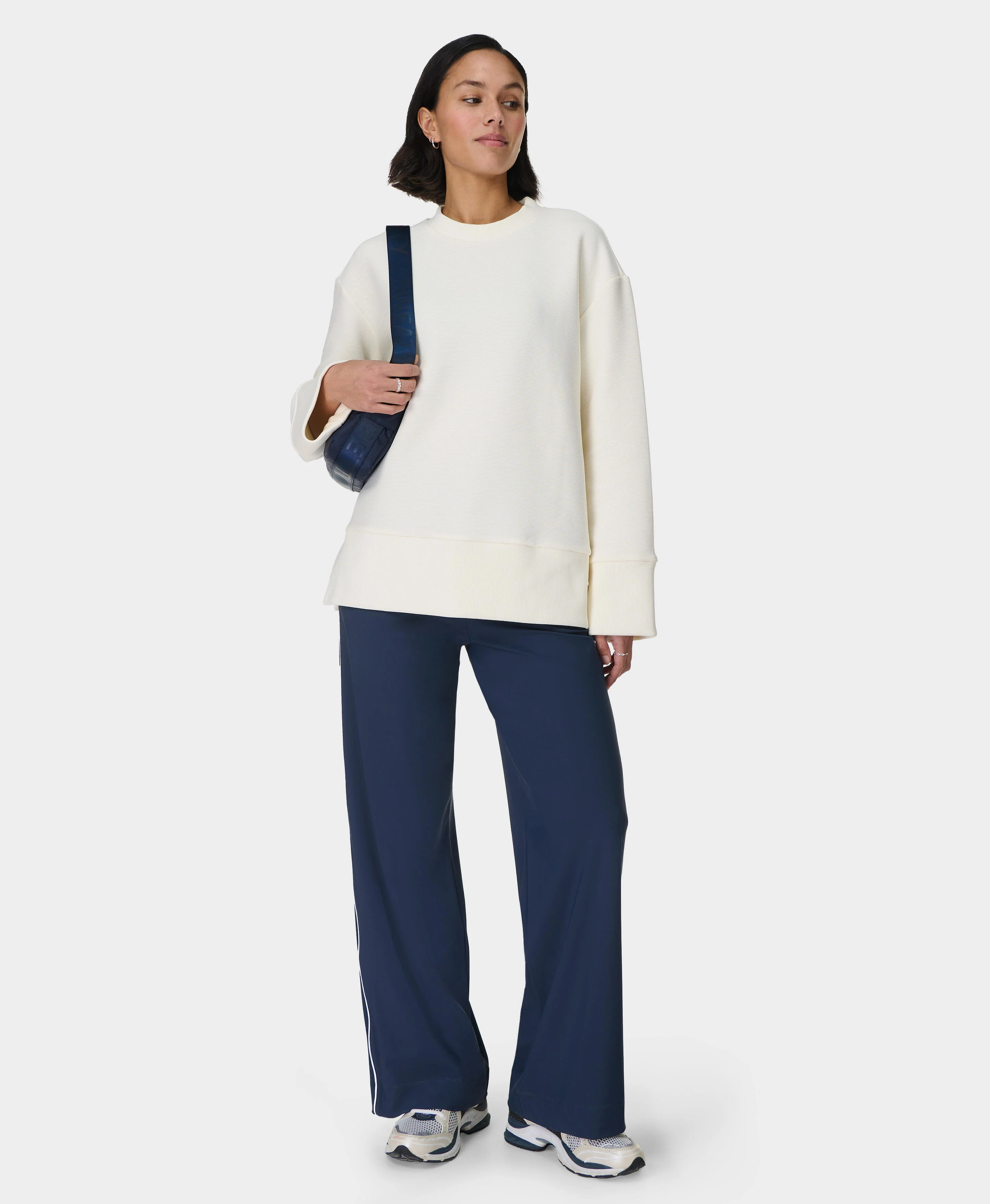 Peaceful Ribbed Sweatshirt - Image 4