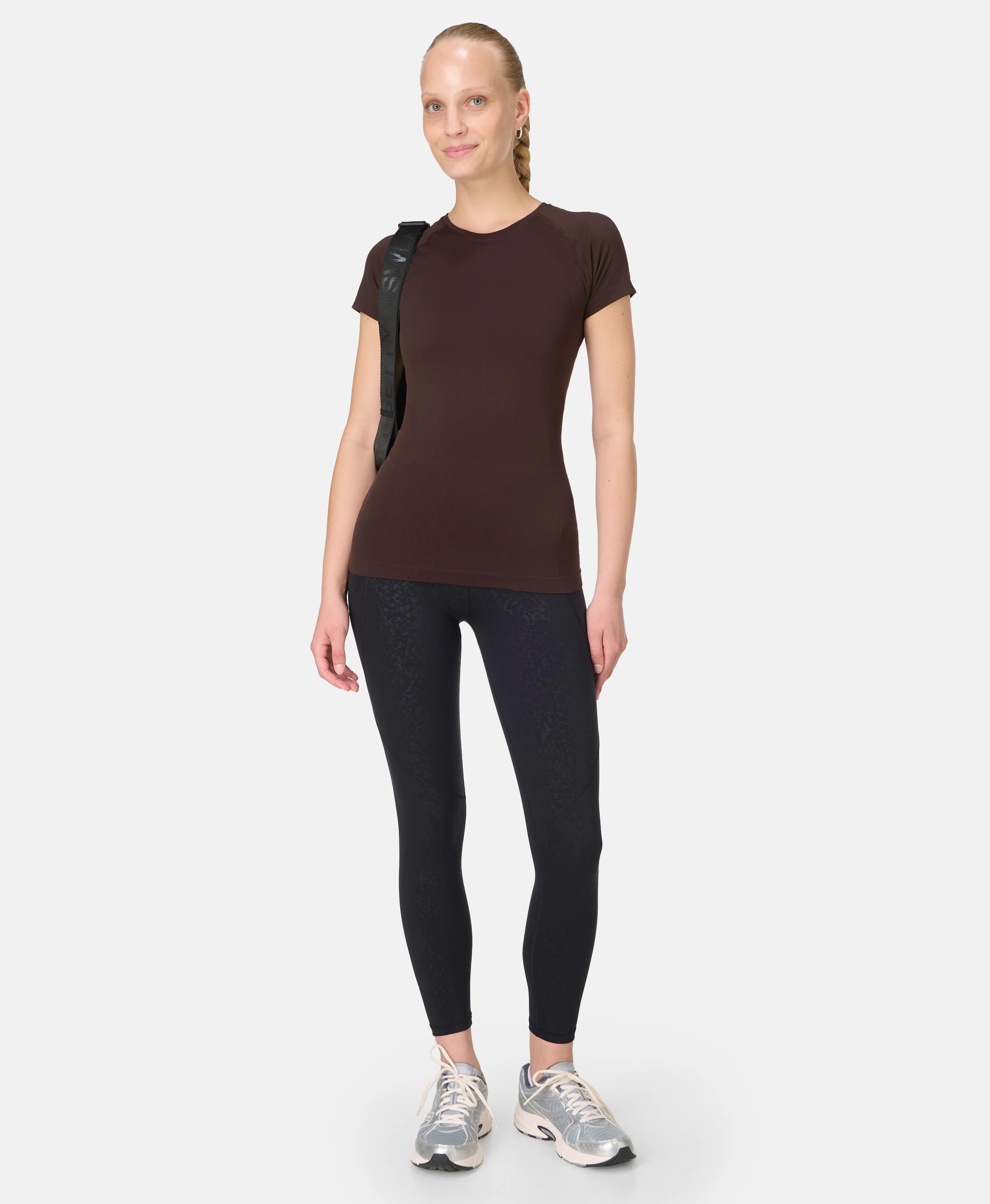 Power 7/8 Embossed Workout Leggings - Image 2