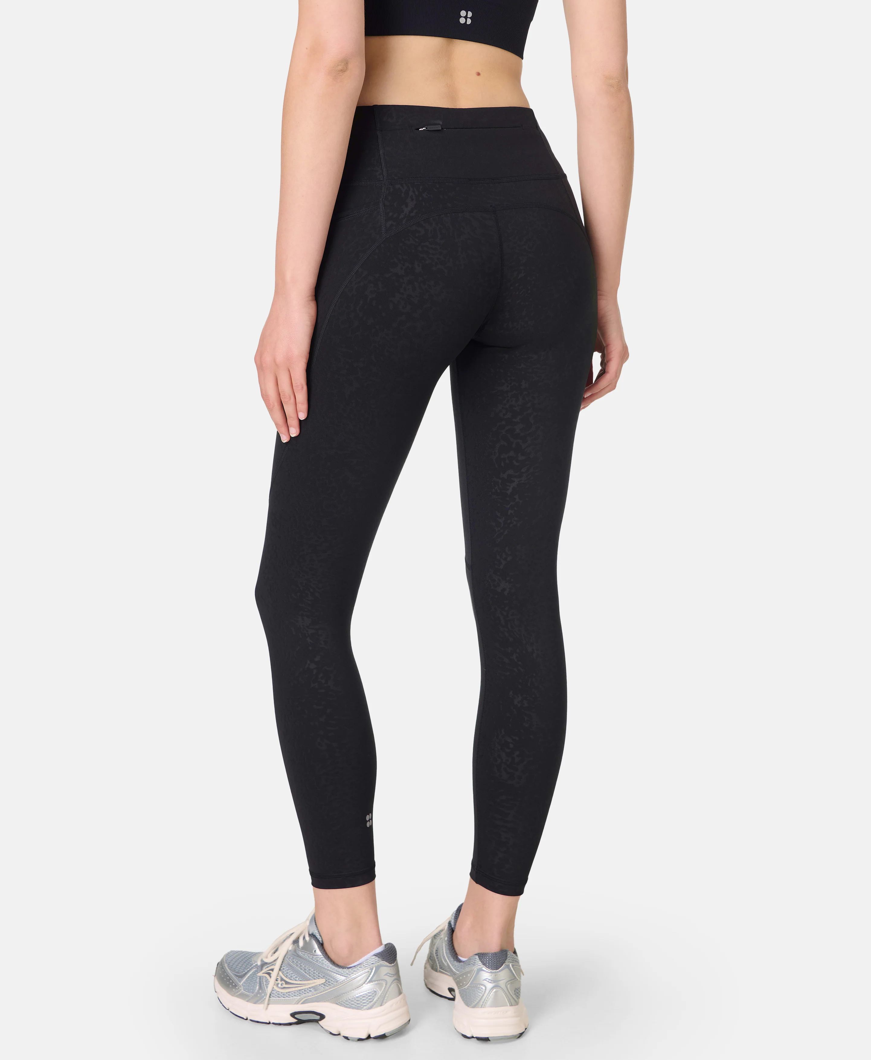 Power 7/8 Embossed Workout Leggings - Image 3