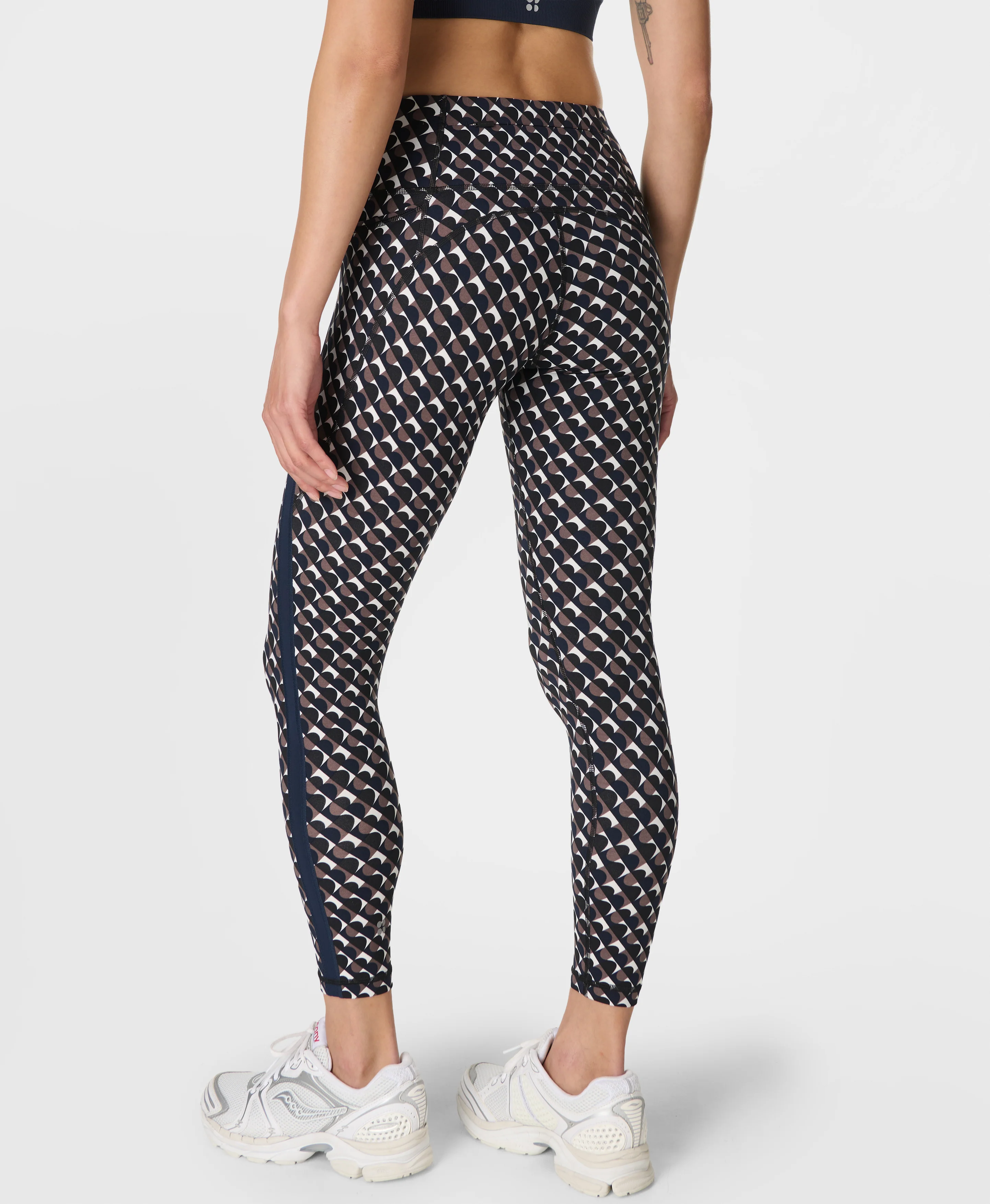 Power 7/8 Side Stripe Workout Leggings - Image 2