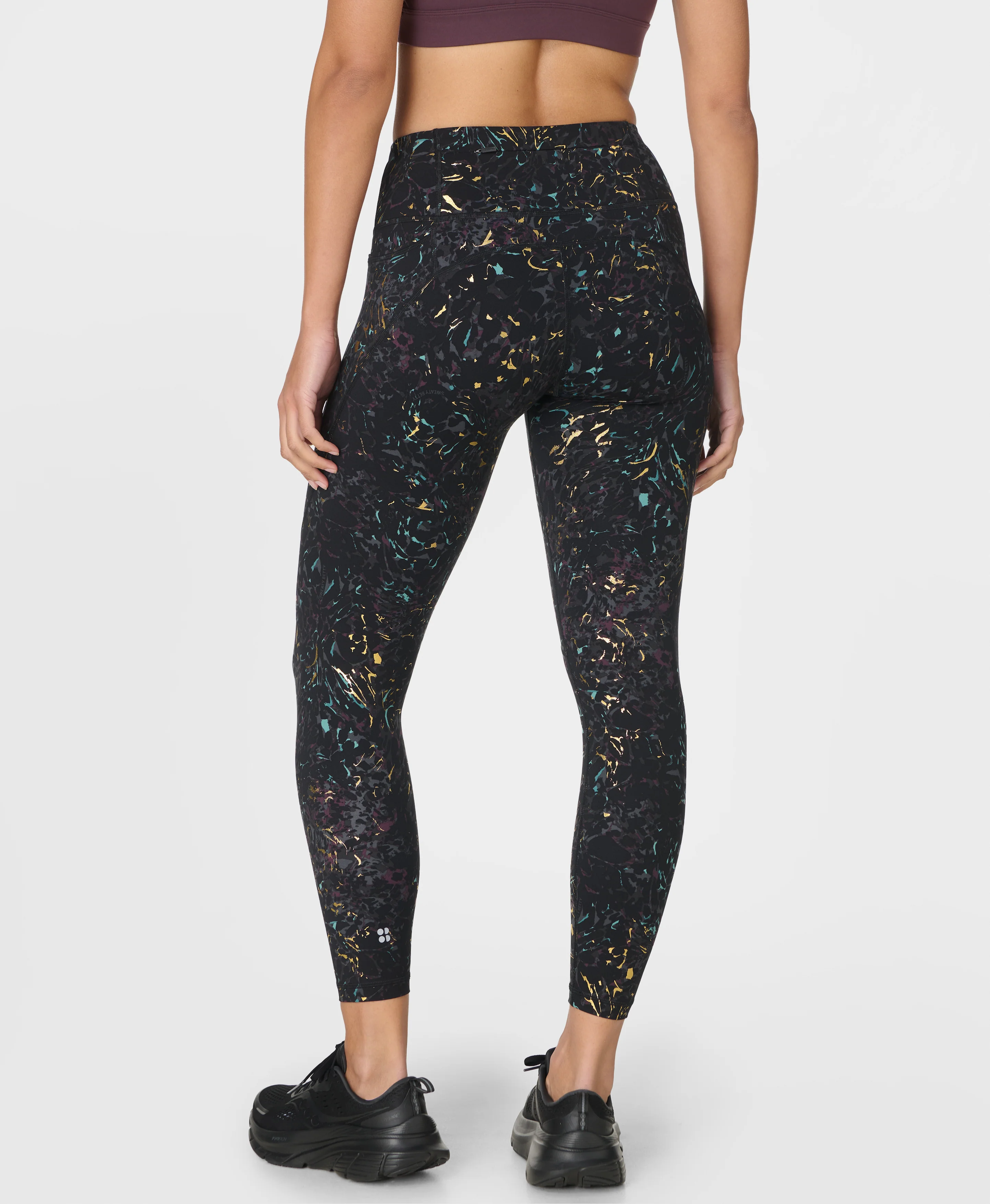 Power Foil Workout Leggings - Image 3