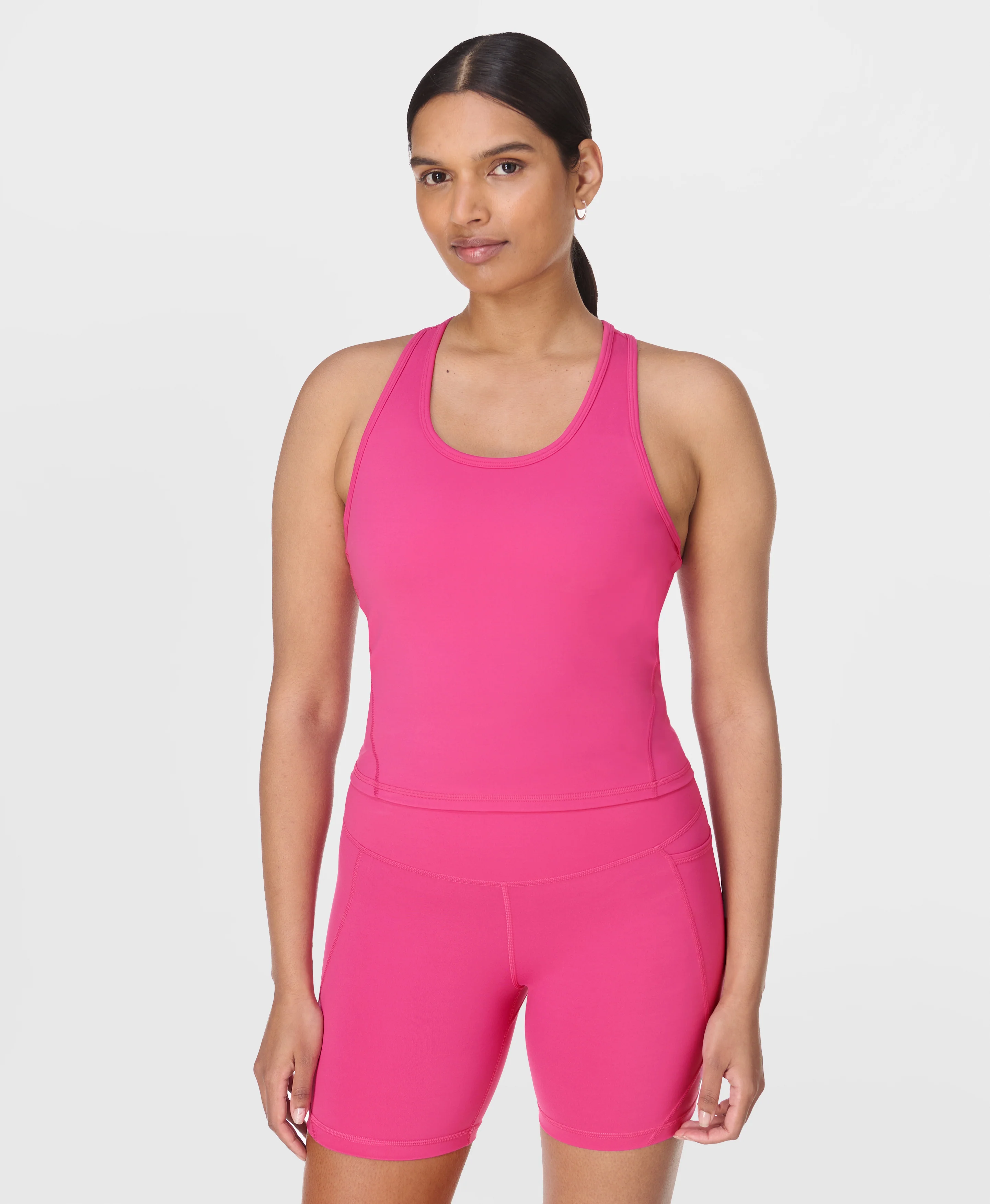 Power Medium Impact Crop Bra Tank - Image 4