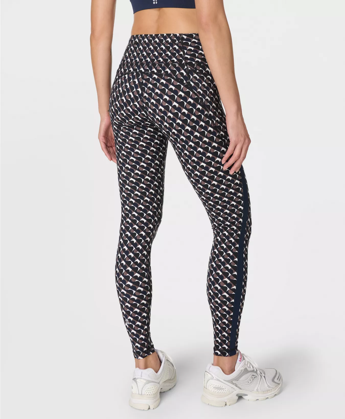 Power Side Stripe Workout Leggings - Image 3