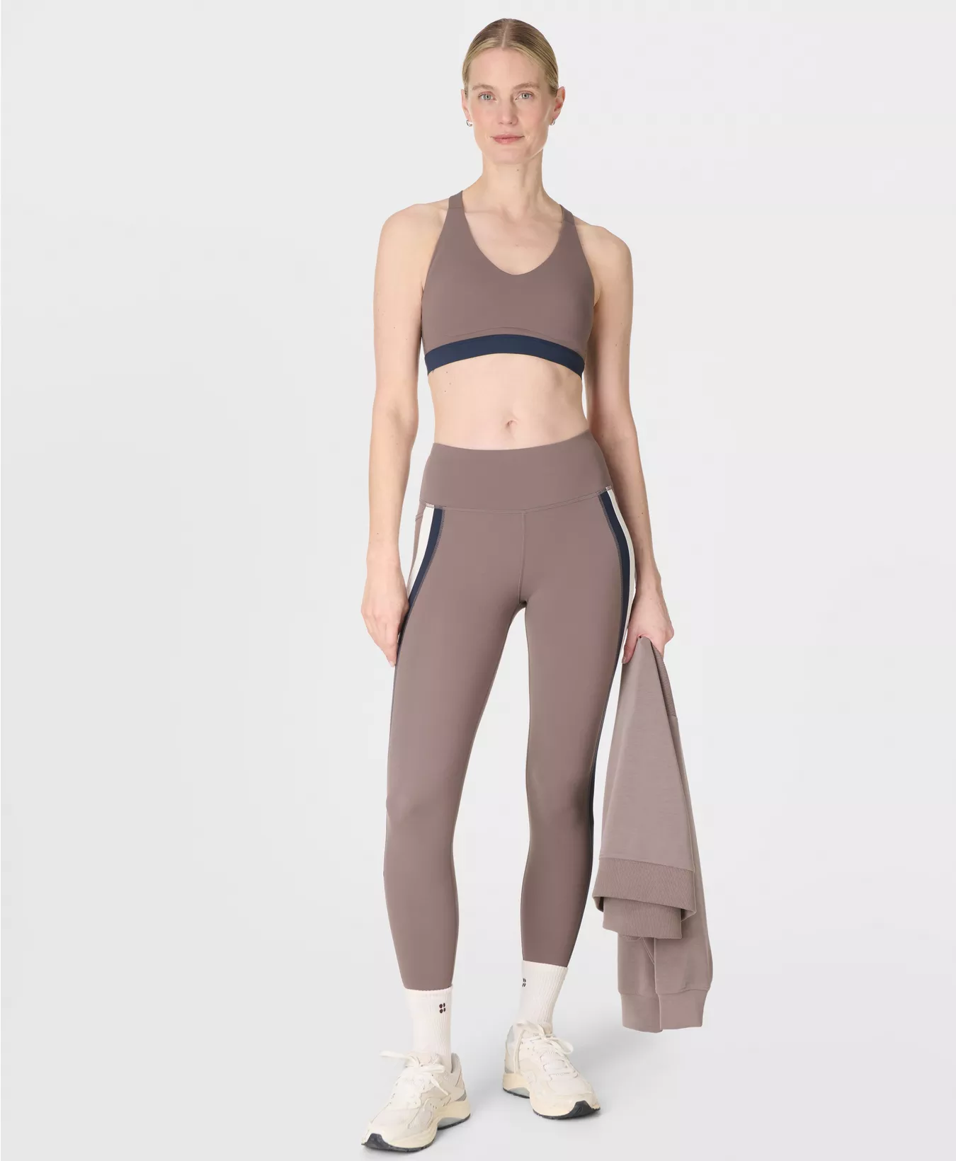 Power Trio Stripe Workout Leggings - Image 2