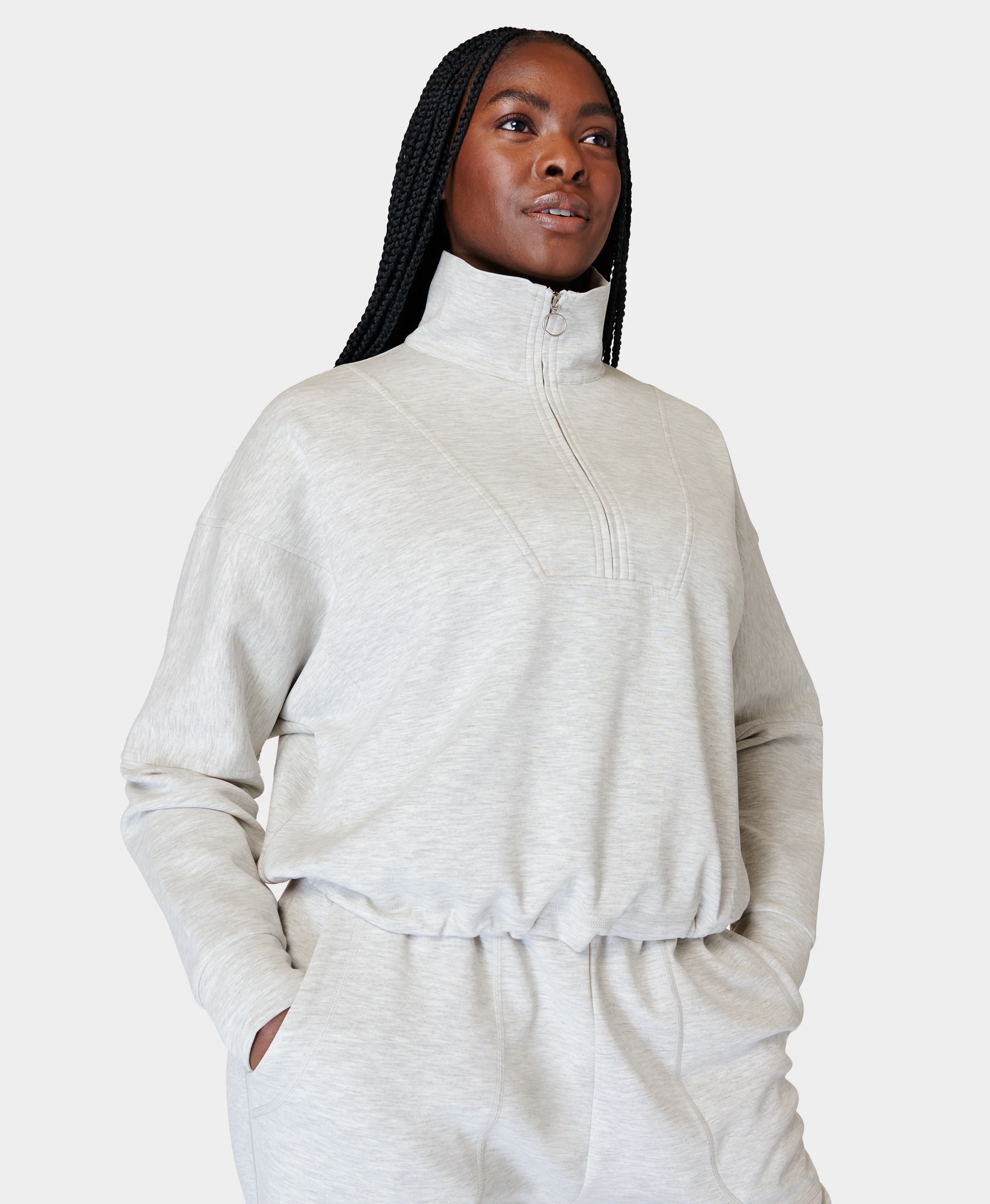 Sand Wash Funnel Neck Half Zip - Image 4