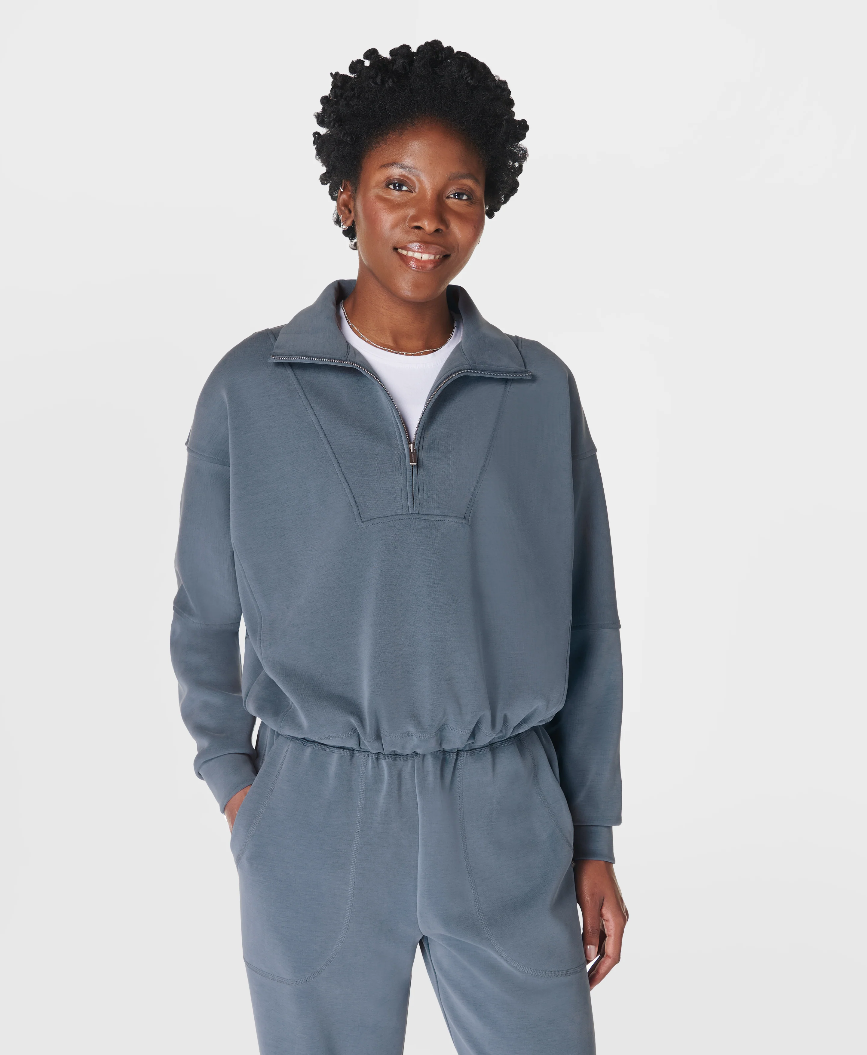 Sand Wash Funnel Neck Half Zip - Image 3