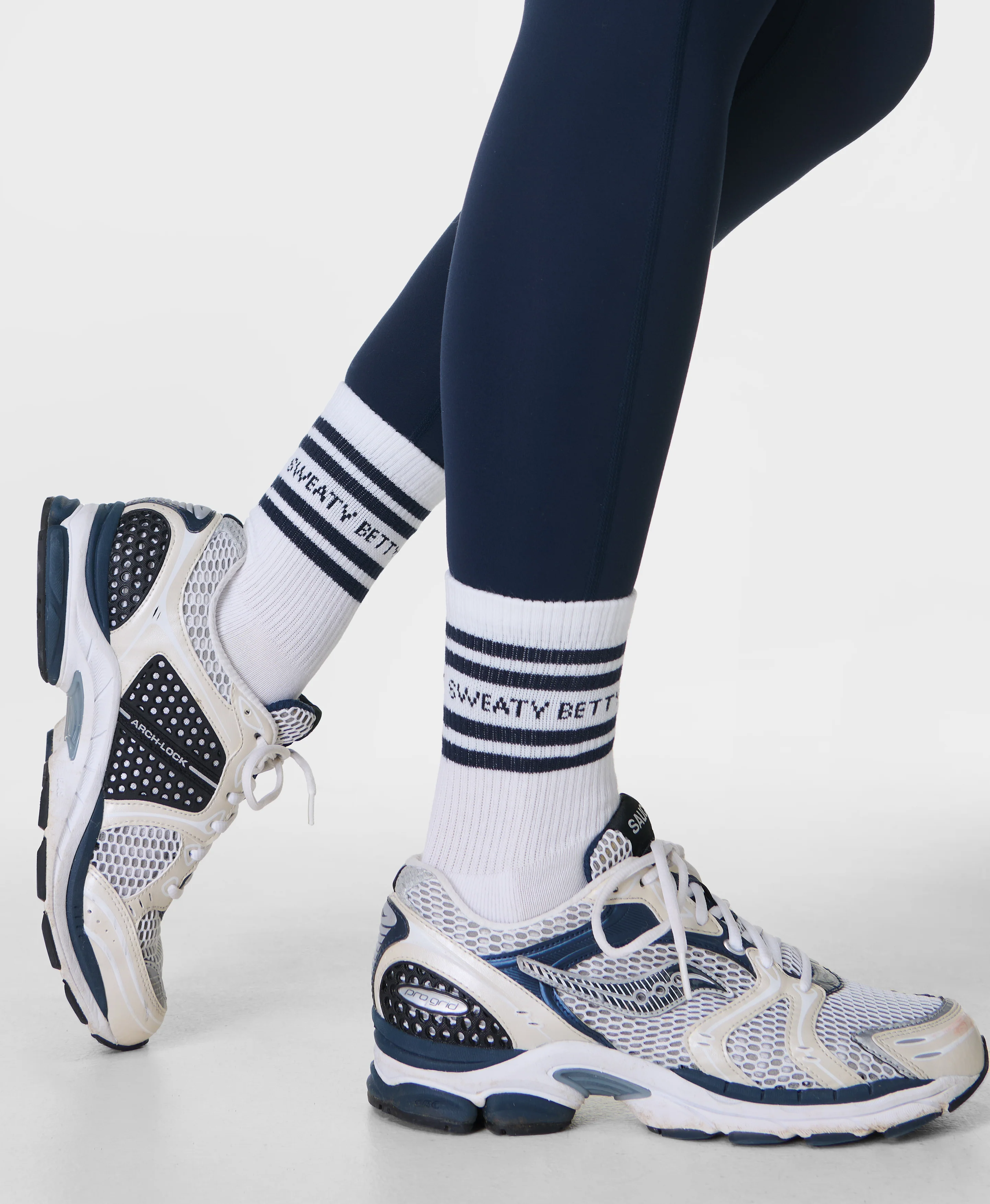 Sweaty Betty Varsity Slogan Socks 3 Pack - Image 3